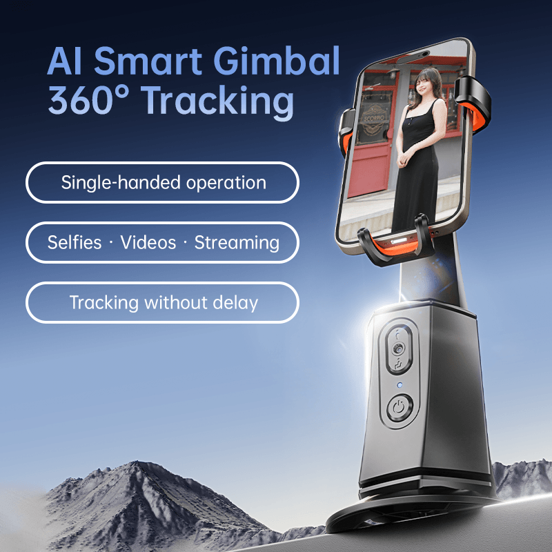 GiMax™ 360° AI Auto Face Tracking Gimbal